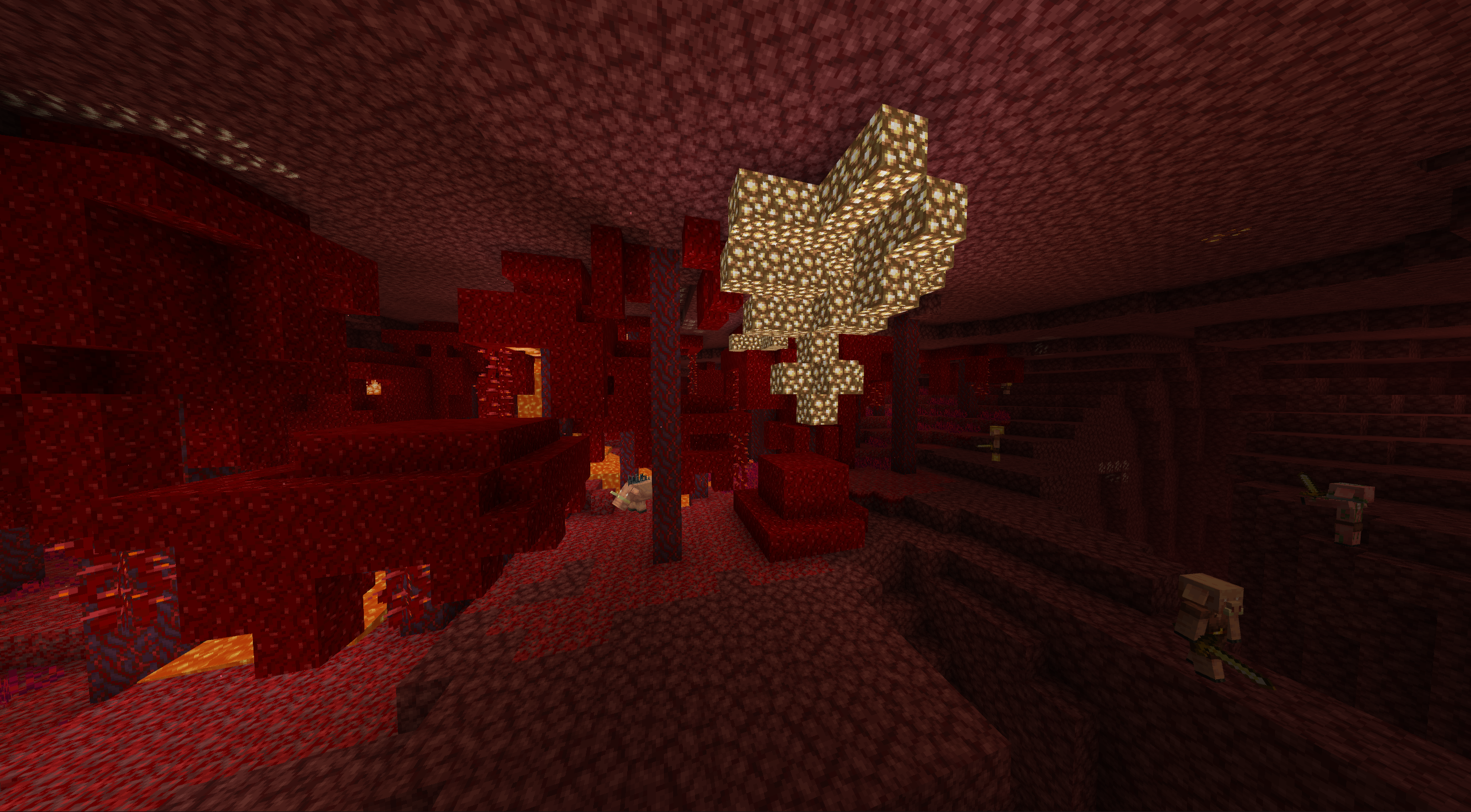 Glowstone is a self-lighting block that prevents enemies from spawning in the Overworld.