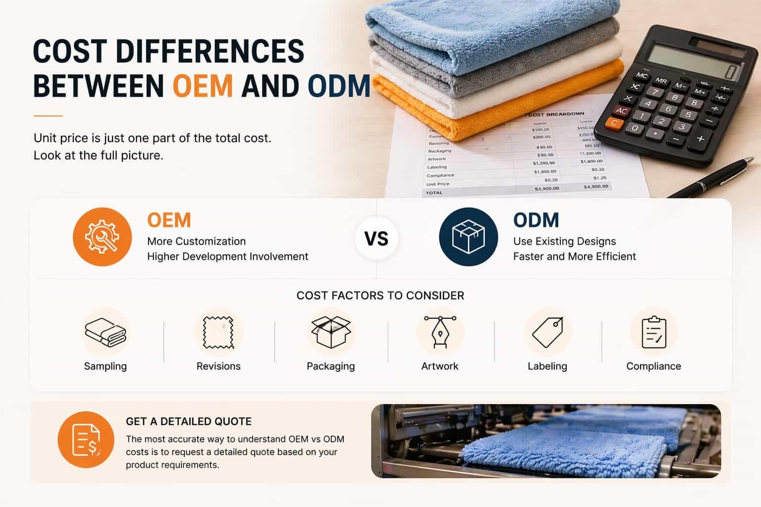 Cost Differences Between OEM and ODM