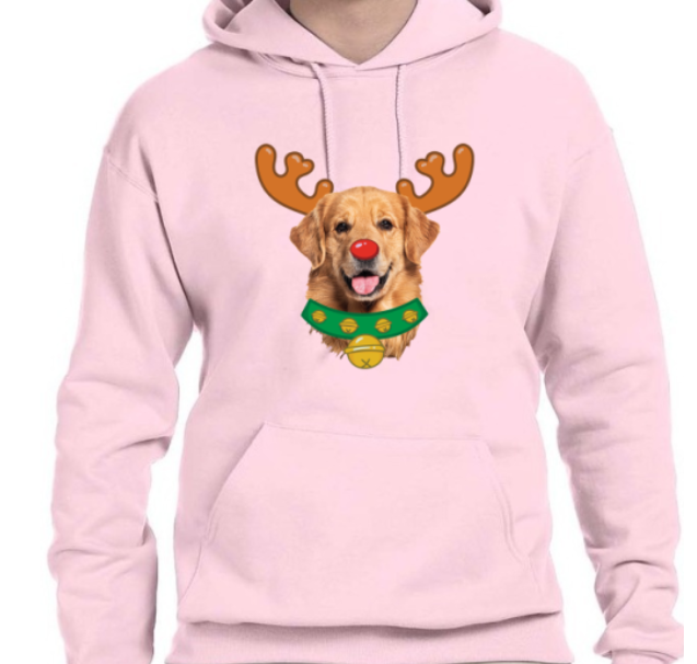 Christmas Custom Photo Pet Reindeer