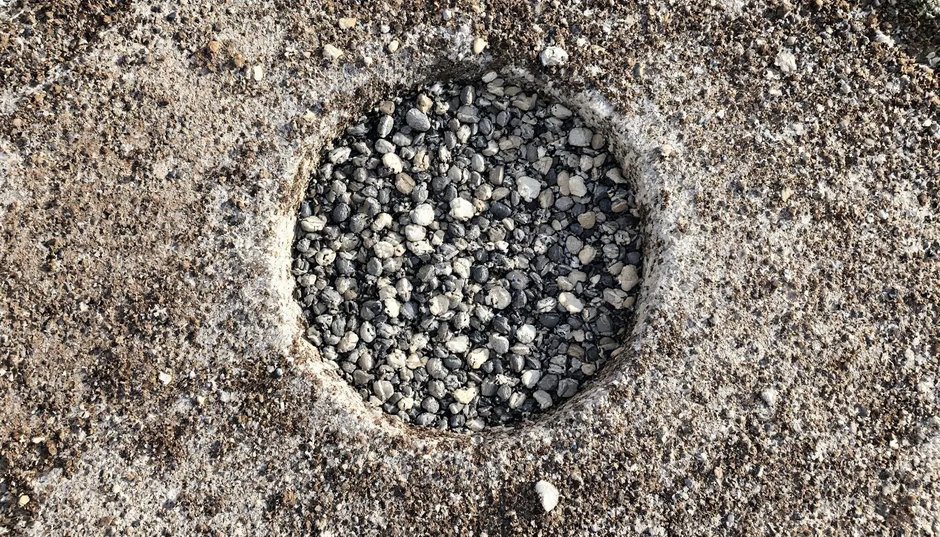 Close-up of mouse droppings on a surface, highlighting their size and shape.