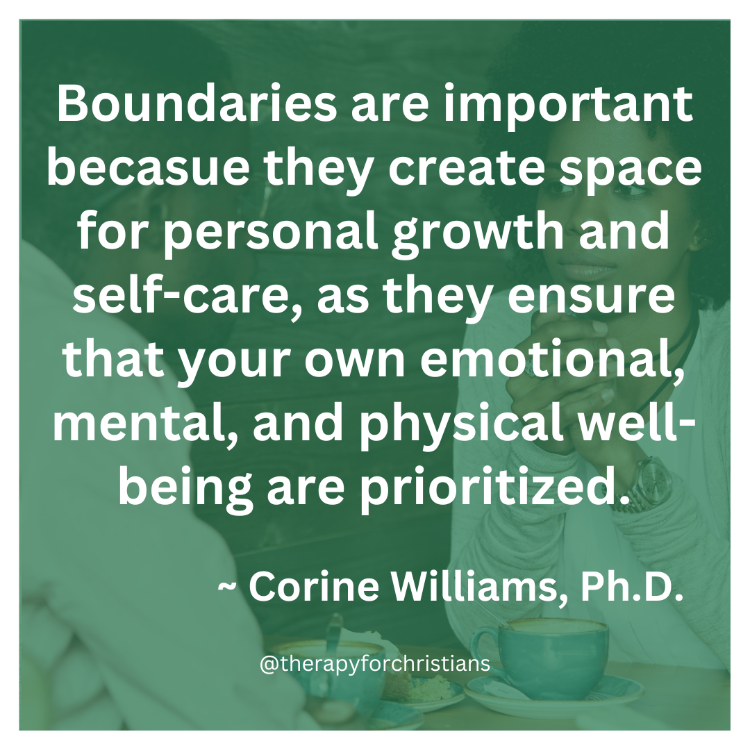 quotes on boundaries by Corine Williams 