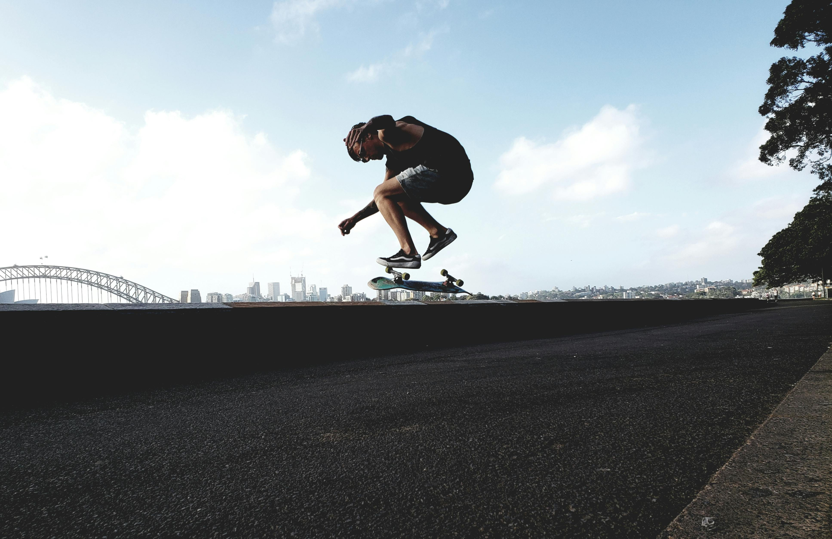 The evolution of the skateboard wheel and skateboard deck allows for the modern version of skateboarding covered by skateboarding magazines