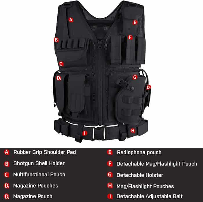 GLORYFIRE Tactical Vest