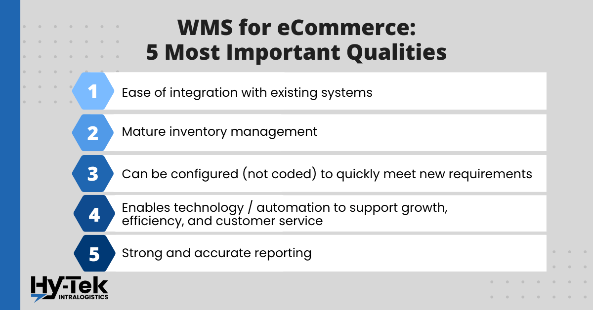 WMS for eCommerce: 5 Most Important Qualities
