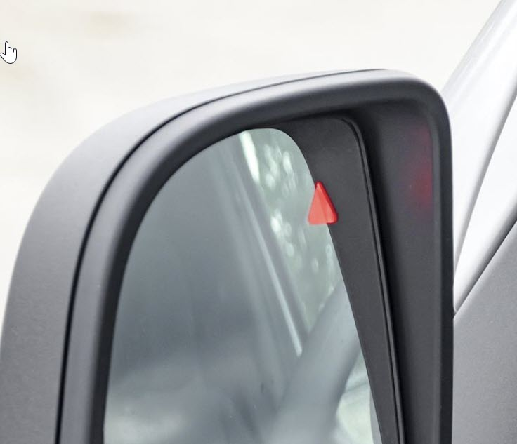 How to know if you have blind spot detection mirrors