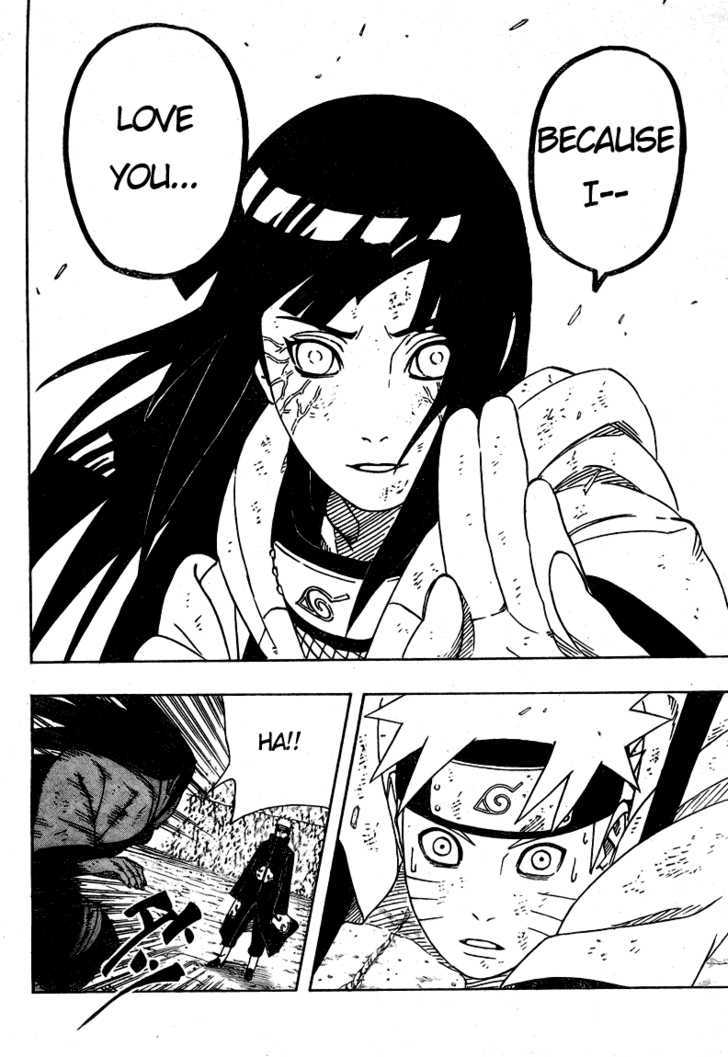 Hinata says I love you in the list of naruto panels