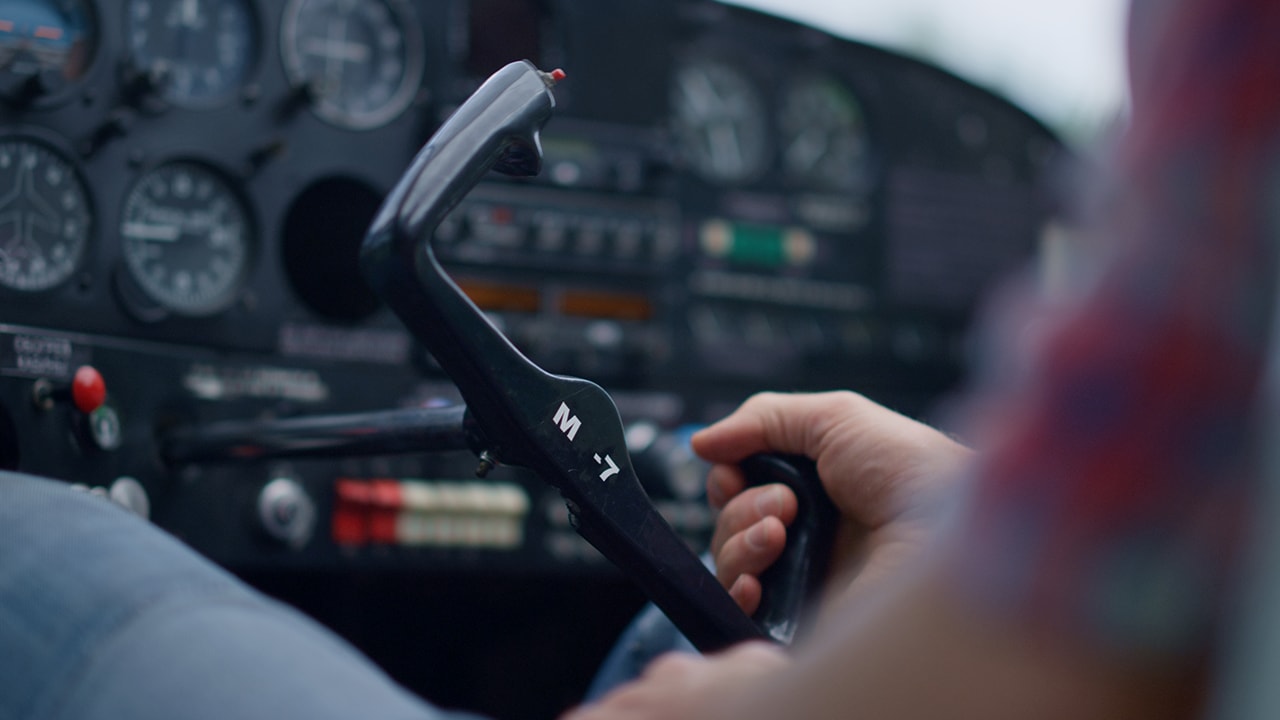 desktop flight sim Cessna throttle controls