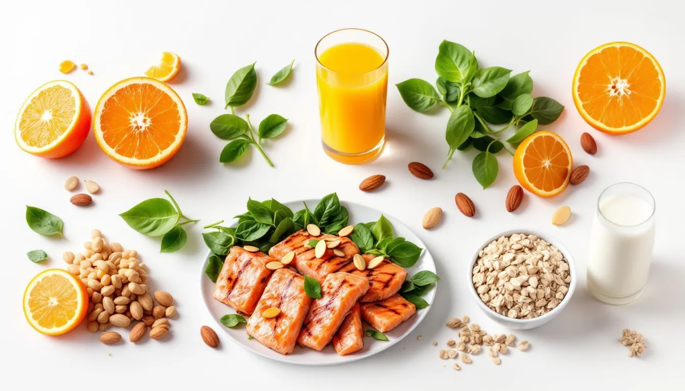 Healthy foods rich in key nutrients, essential for a balanced diet.