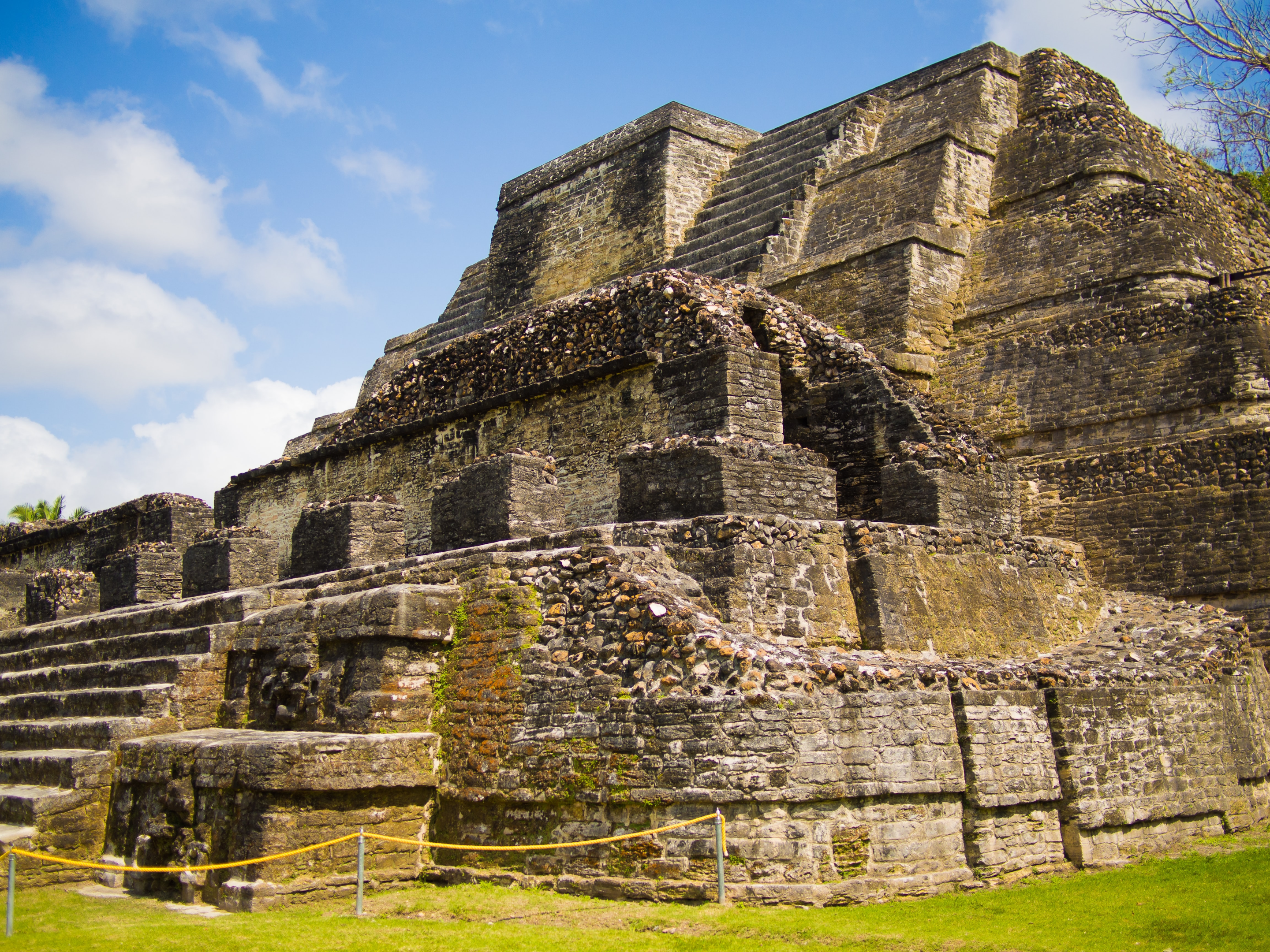 Mayan ruins in Belize City