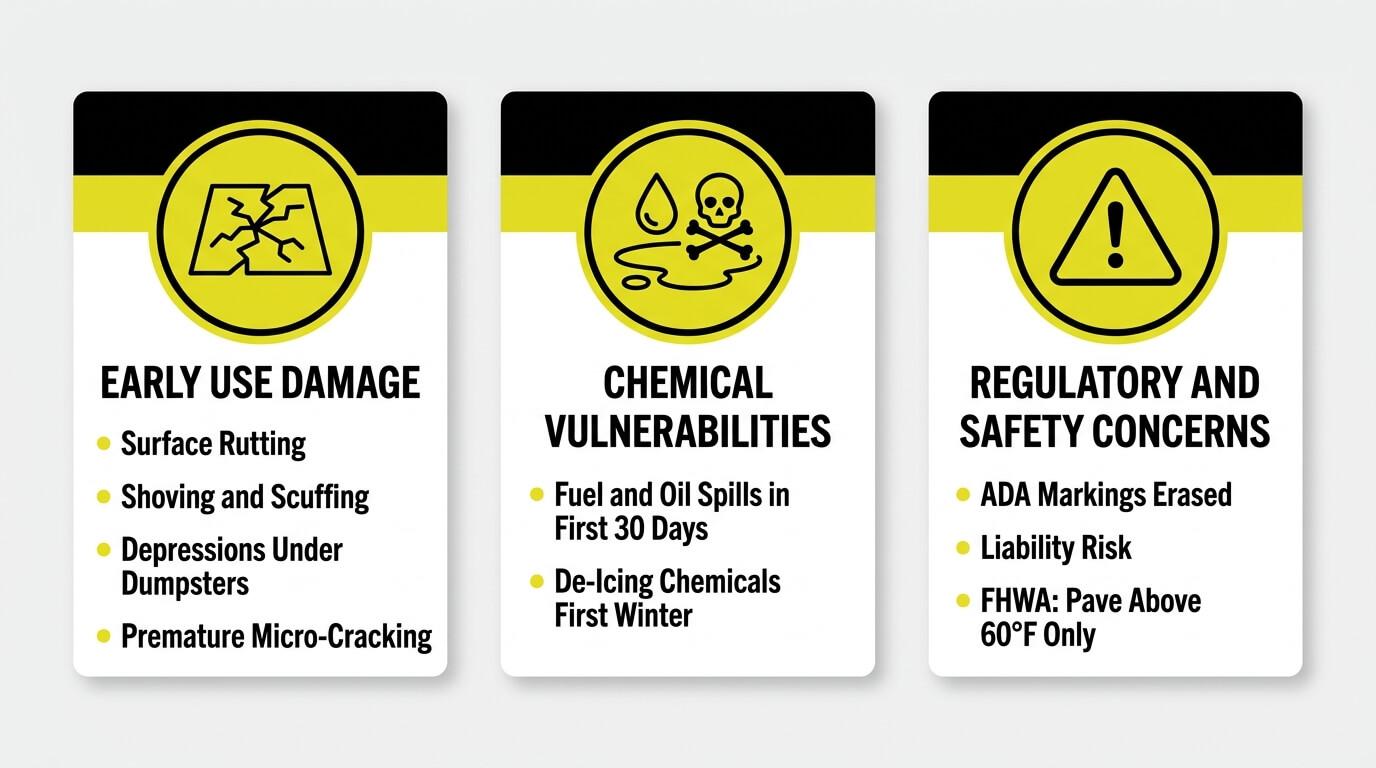 Risks of Using Asphalt Before It’s Truly Dry