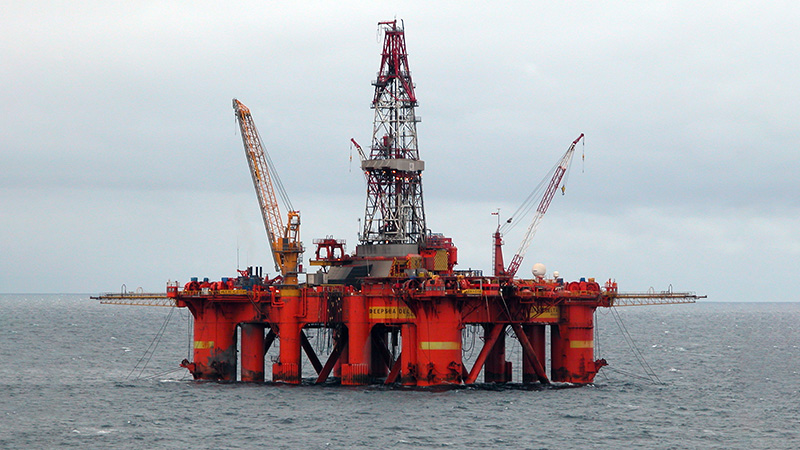 Large Fixed Platform Oil Drilling Rig - Banner