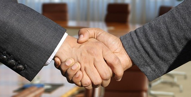 handshake, guided selling tool post