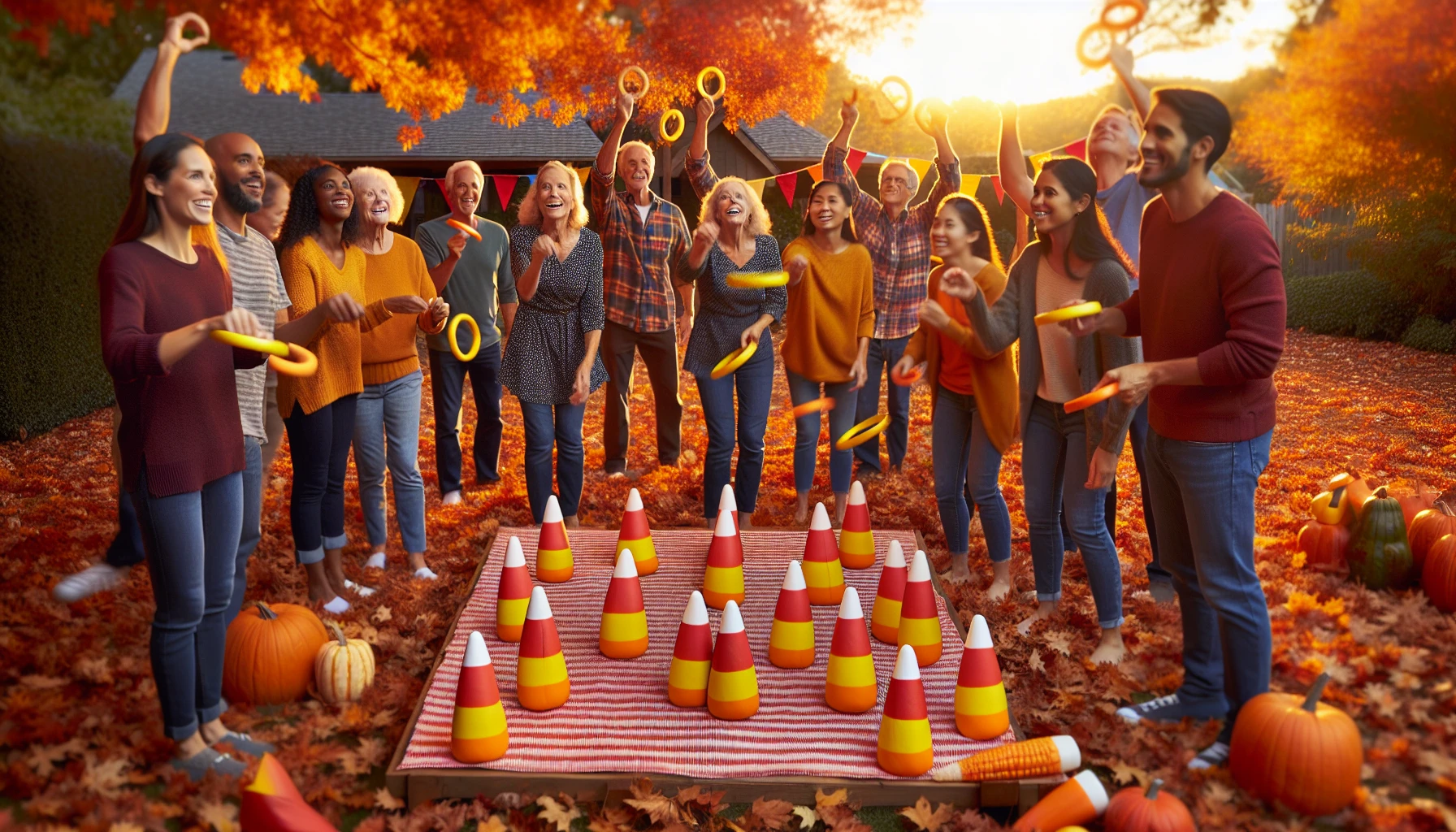 Harvest Hoopla: Ring Toss with a Twist game
