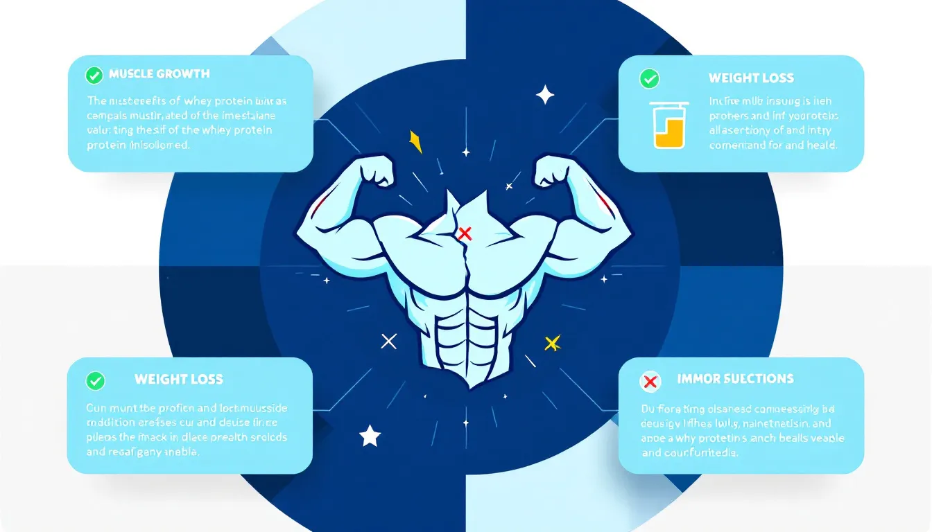 The health benefits of whey protein isolate, showcasing its advantages.