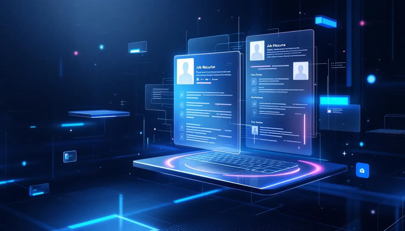 An illustration representing tailored resumes for specific job applications.