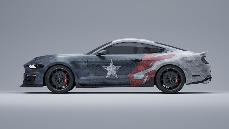 An interesting wrap idea for aesthetic appeal of your car