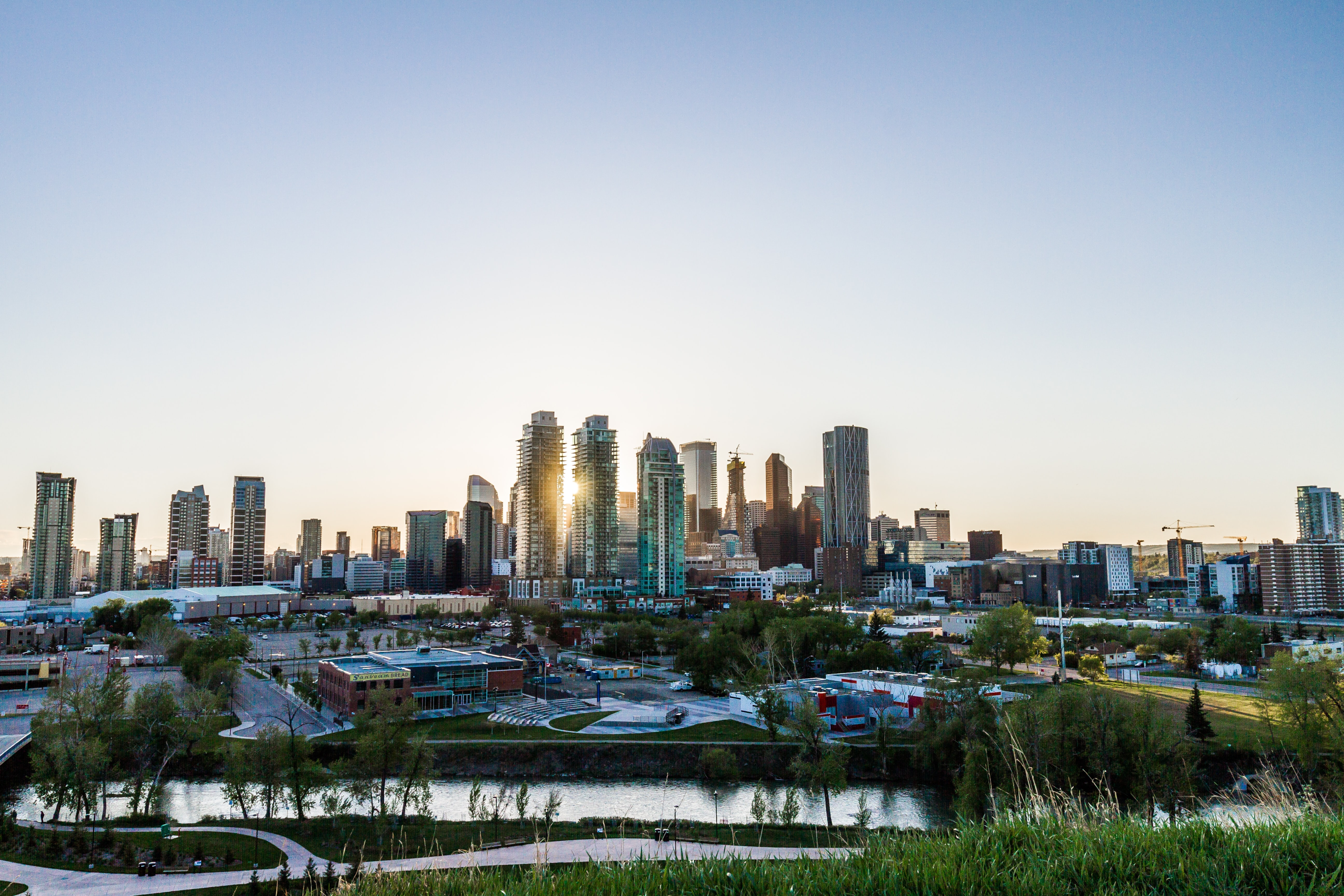 Calgary, Alberta skyline views. Photo by Kyler Nixon.