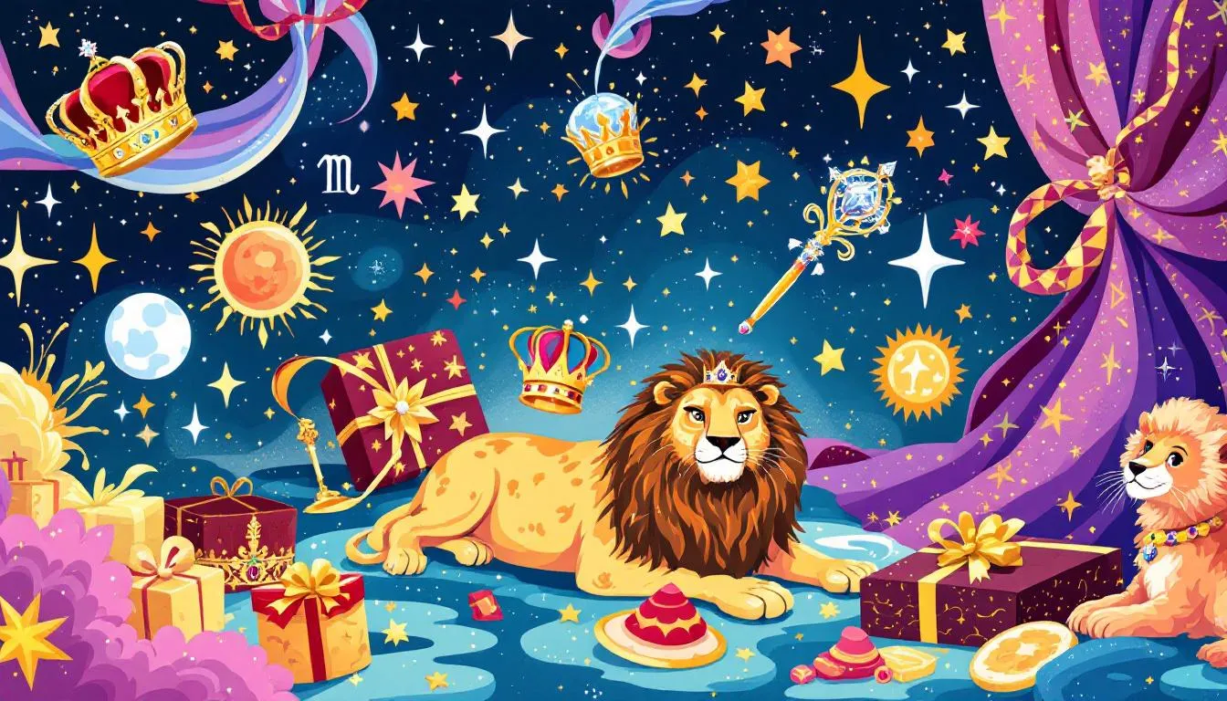 Glamorous gifts that resonate with Leo's personality, showcasing luxurious items.