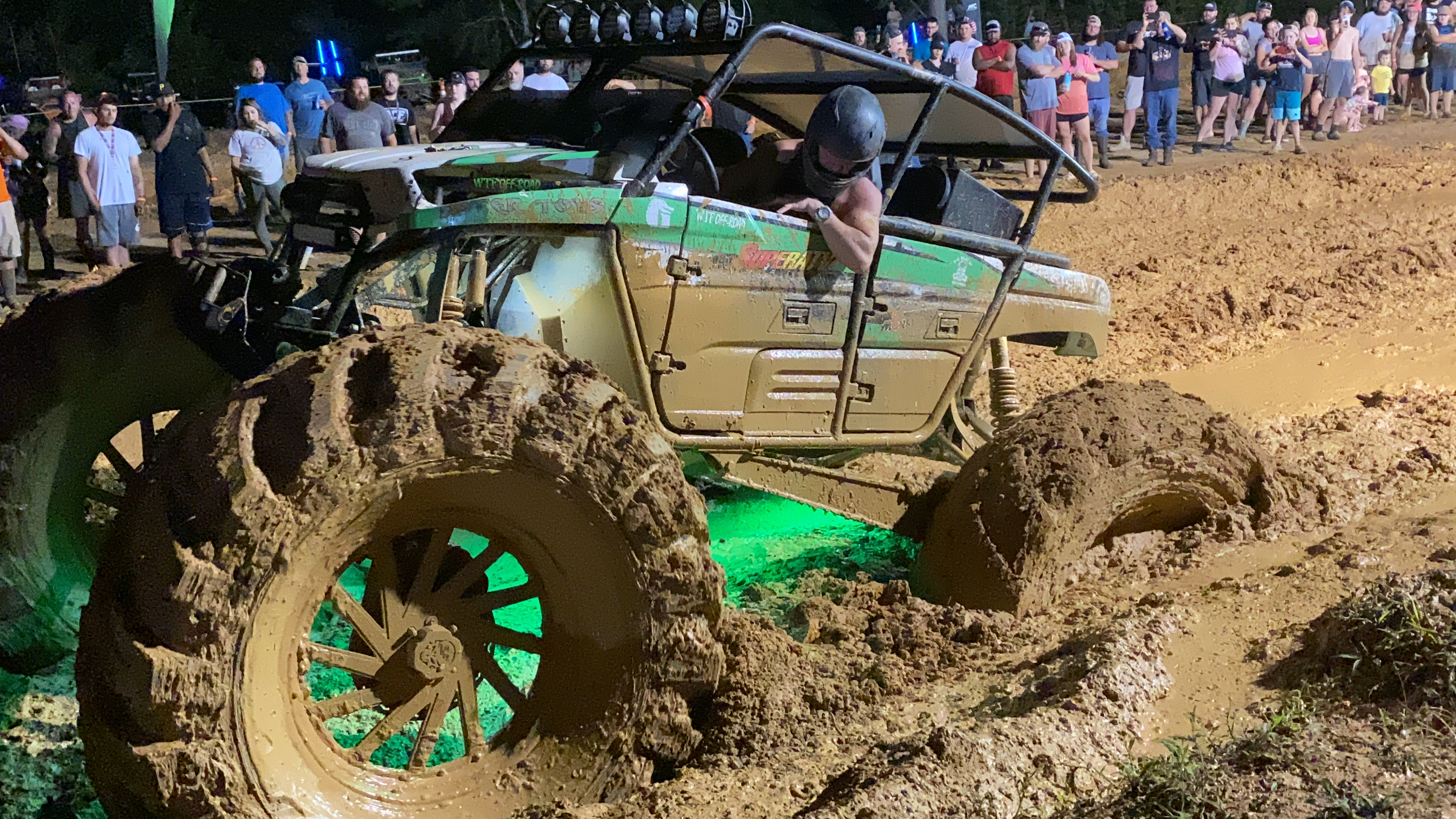 UTV in deep mud riding 