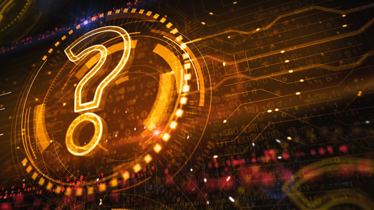 security policy faqs, digital security question mark
