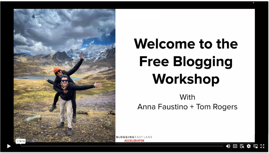 The Blogging Fast Lane Accelerator