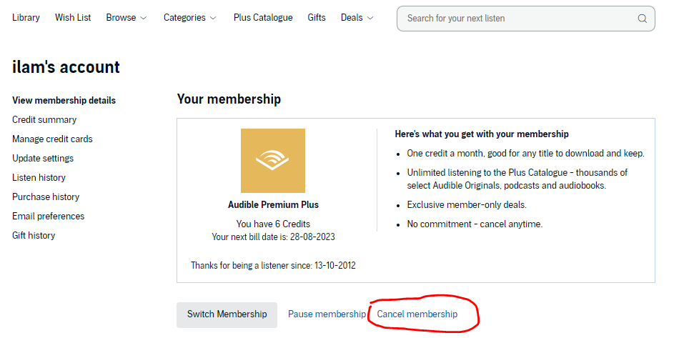 How to Cancel Your Audible Membership