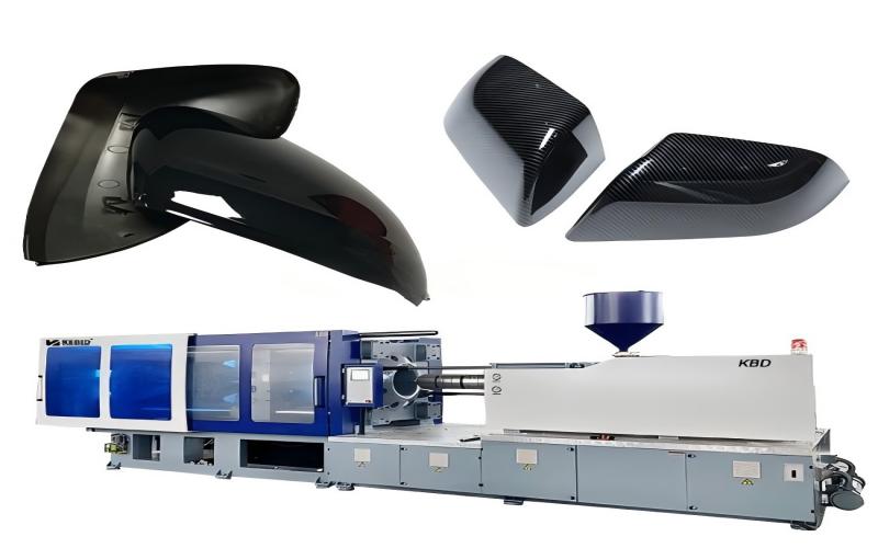 TPU injection molding machine producing flexible thermoplastic polyurethane parts