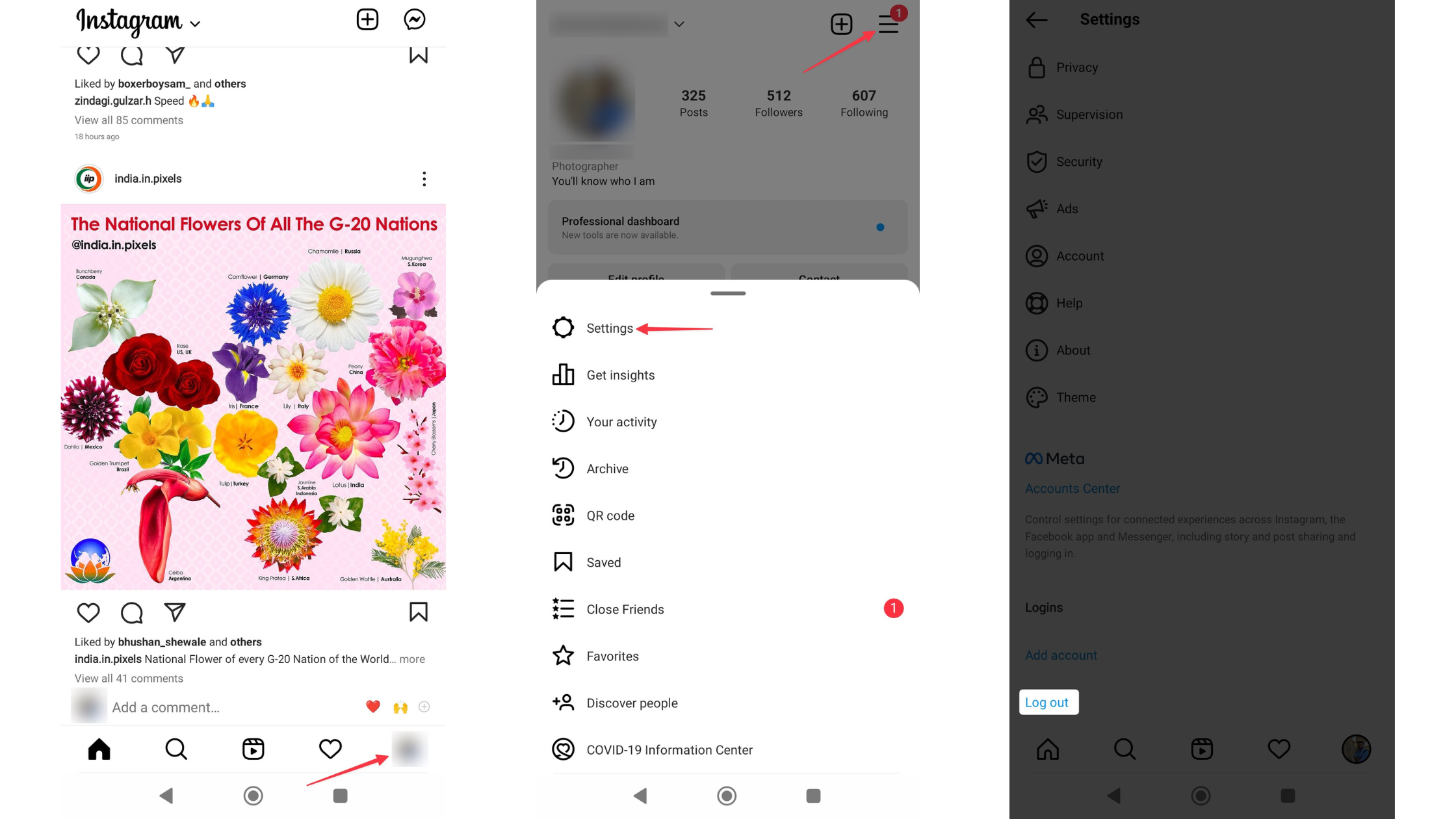Remote.tools shows how to logout from Instagram app to refresh & fix direct message notification