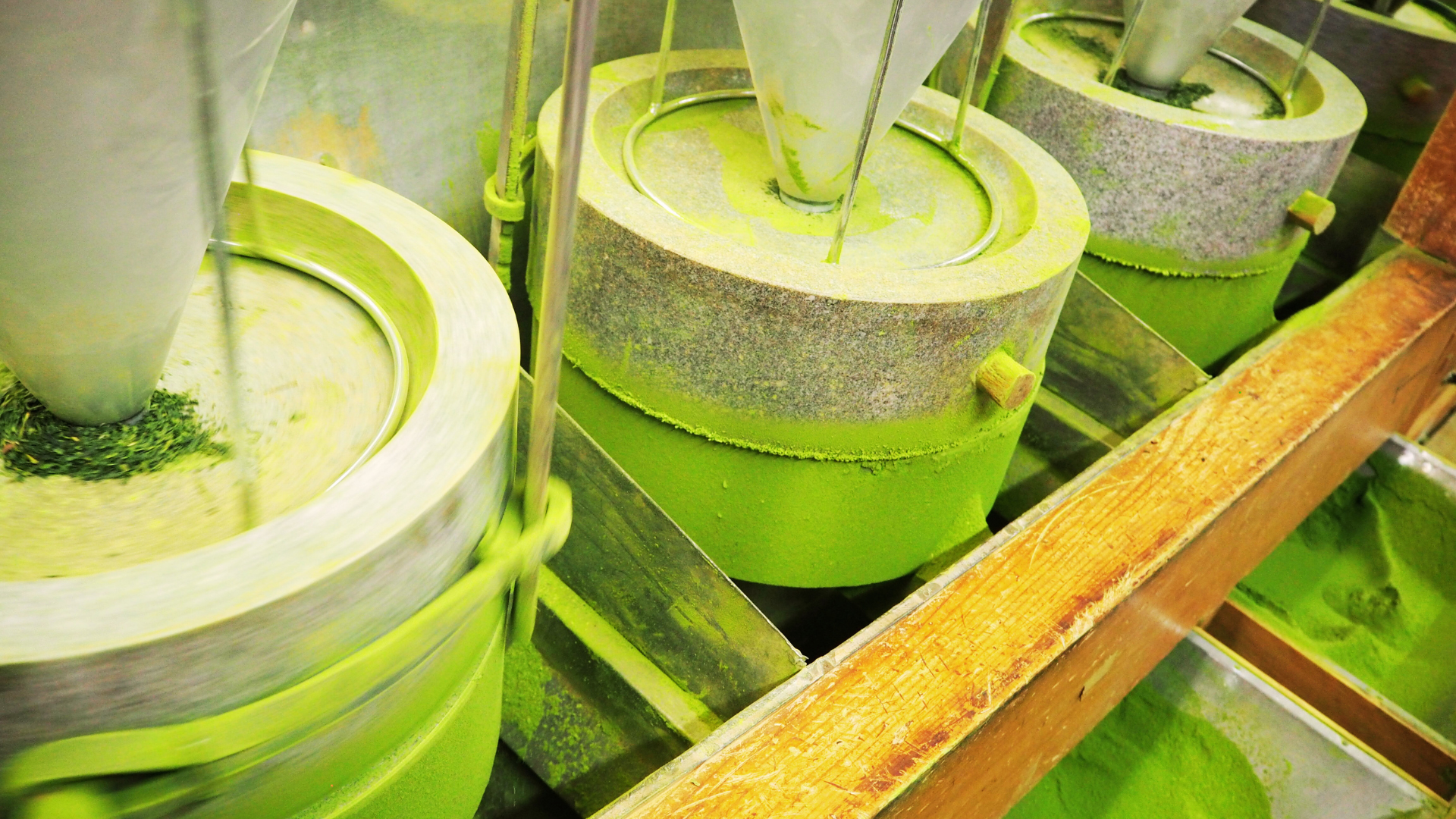 Matcha stone mills.