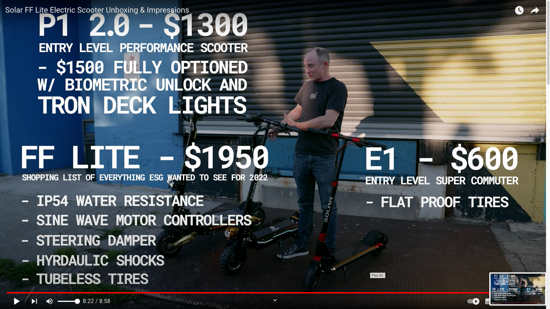 Solar Scooters Overview