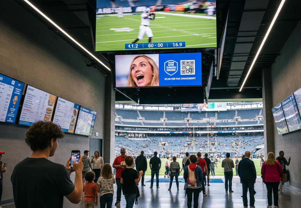 Stadium Signage: What You Need to Know 9 digital signage takes your stadium experience to the next level