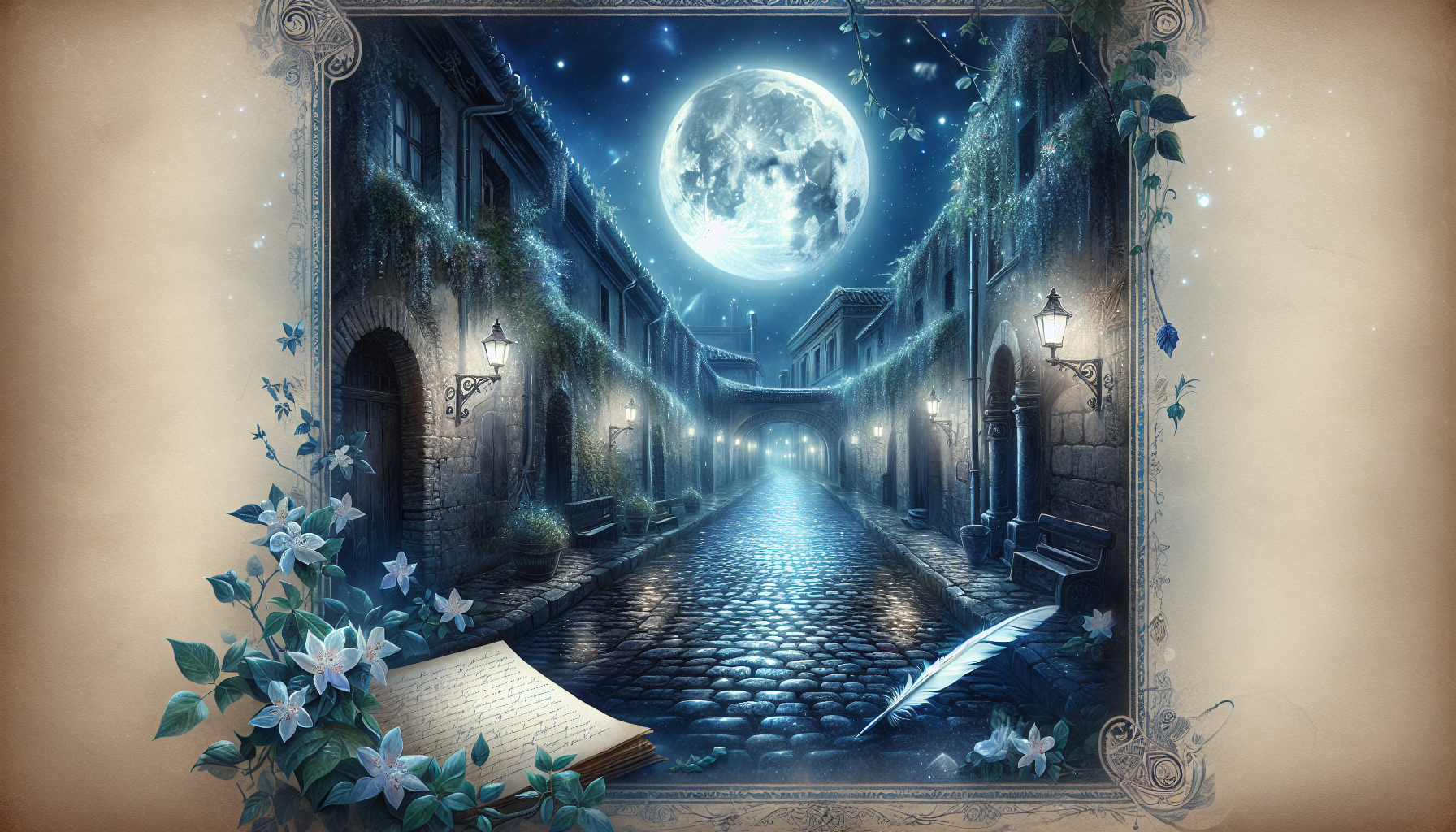 Nighttime experience in creative writing