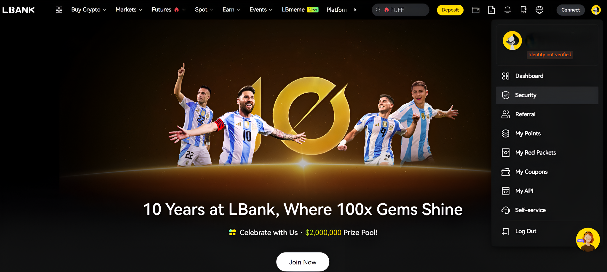 Complete KYC verification