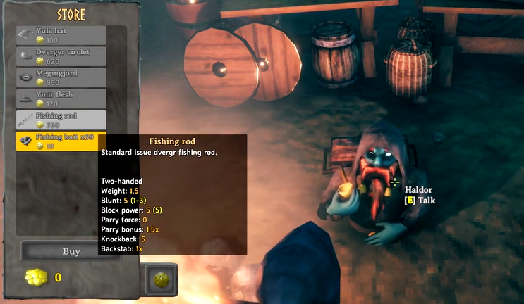 Haldor's Rod of Fishing Valheim