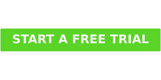 Free trial green button