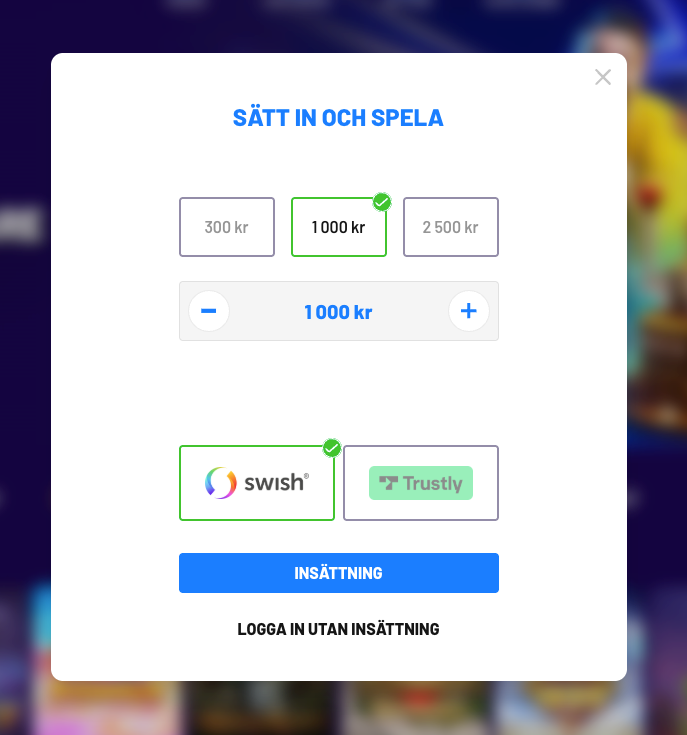 Spelklubben bonus - hämta bonusen