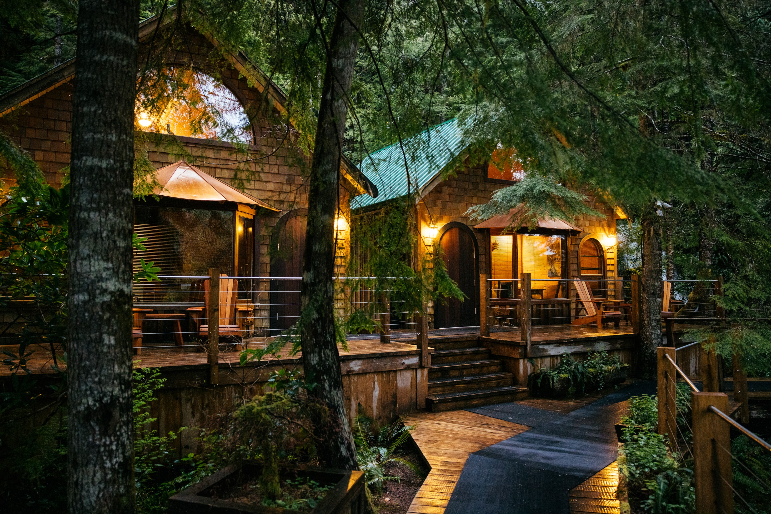 Forest Cabins at the Luxurious Nimmo Bay Resort