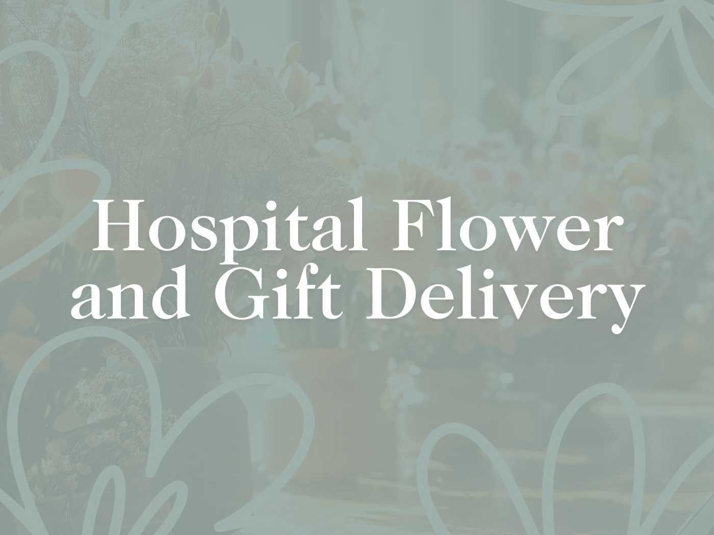 Elegant promotional banner for the Hospital Flower and Gift Delivery Collection, featuring a subtle floral and ribbon design with the text prominently displayed. Designed to convey warmth and thoughtfulness to private paying patients and staff, enhancing nursing services in South Africa. Fabulous Flowers and Gifts.
