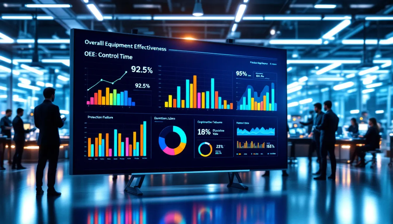 Overall Equipment Effectiveness (OEE) in manufacturing processes.