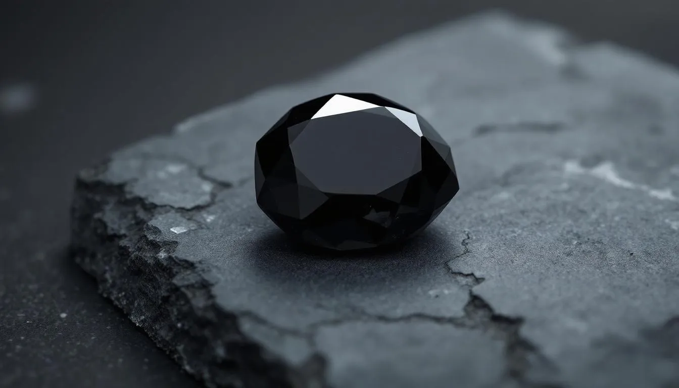 The image features a sleek men's onyx signet ring crafted from sterling silver, showcasing a polished black onyx stone set in a classic design. The ring's elegant style and rich color add a timeless touch, making it a perfect accessory for any occasion.