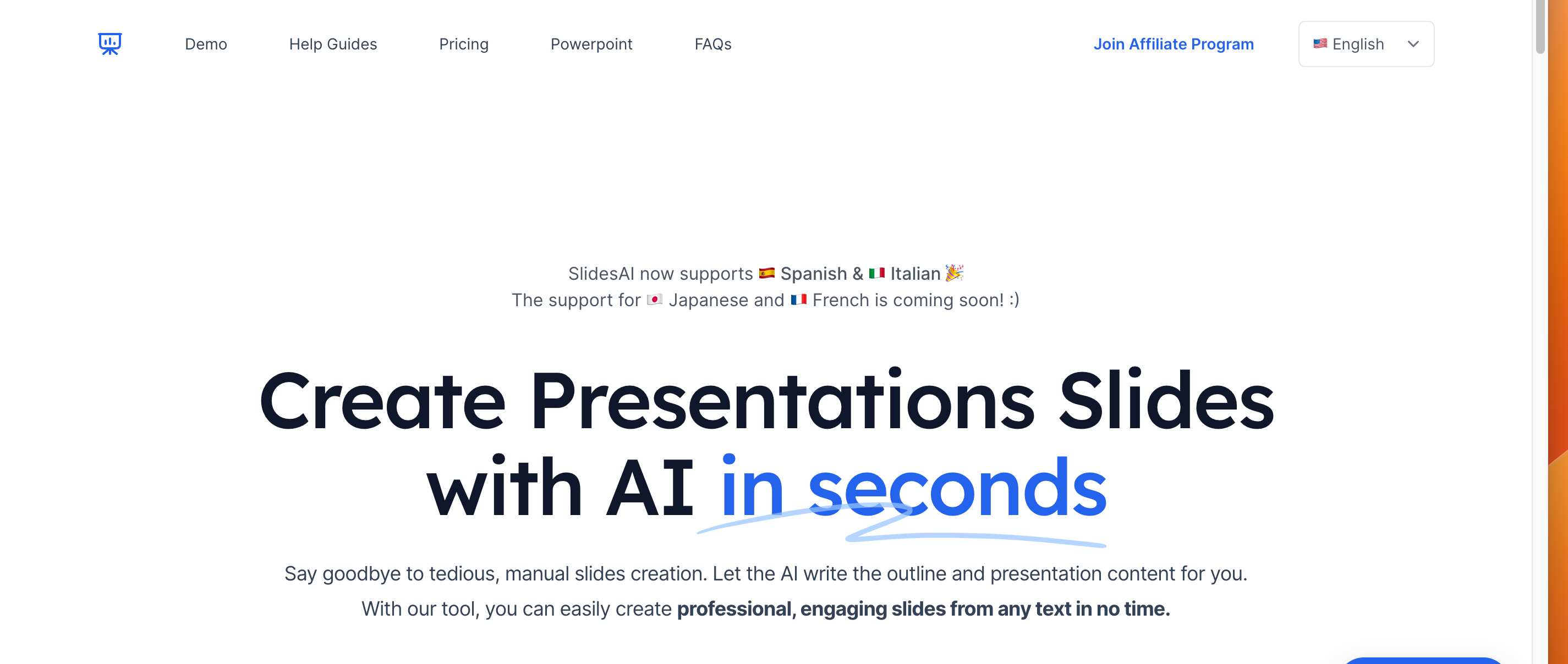 Slidesai.io - AI presentation maker, free and awesome google extension