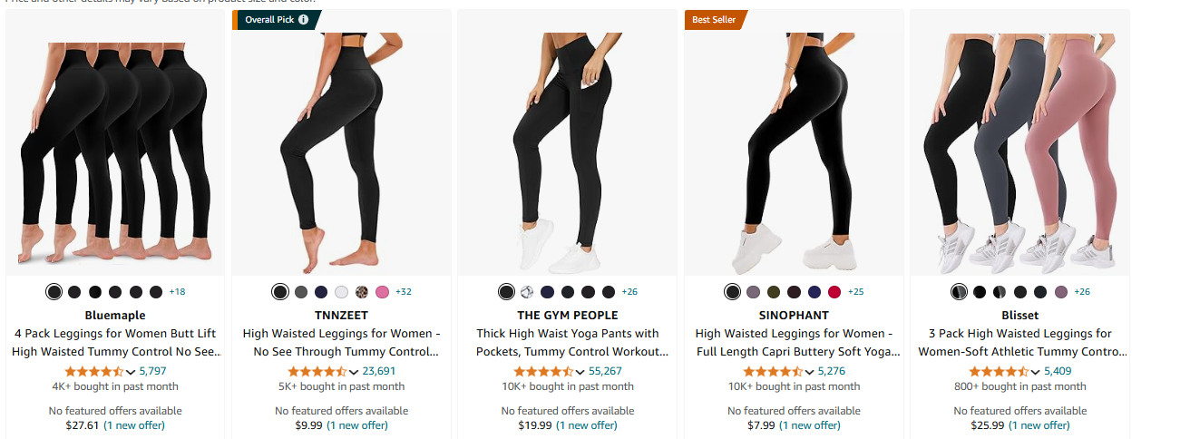 high waist leggings