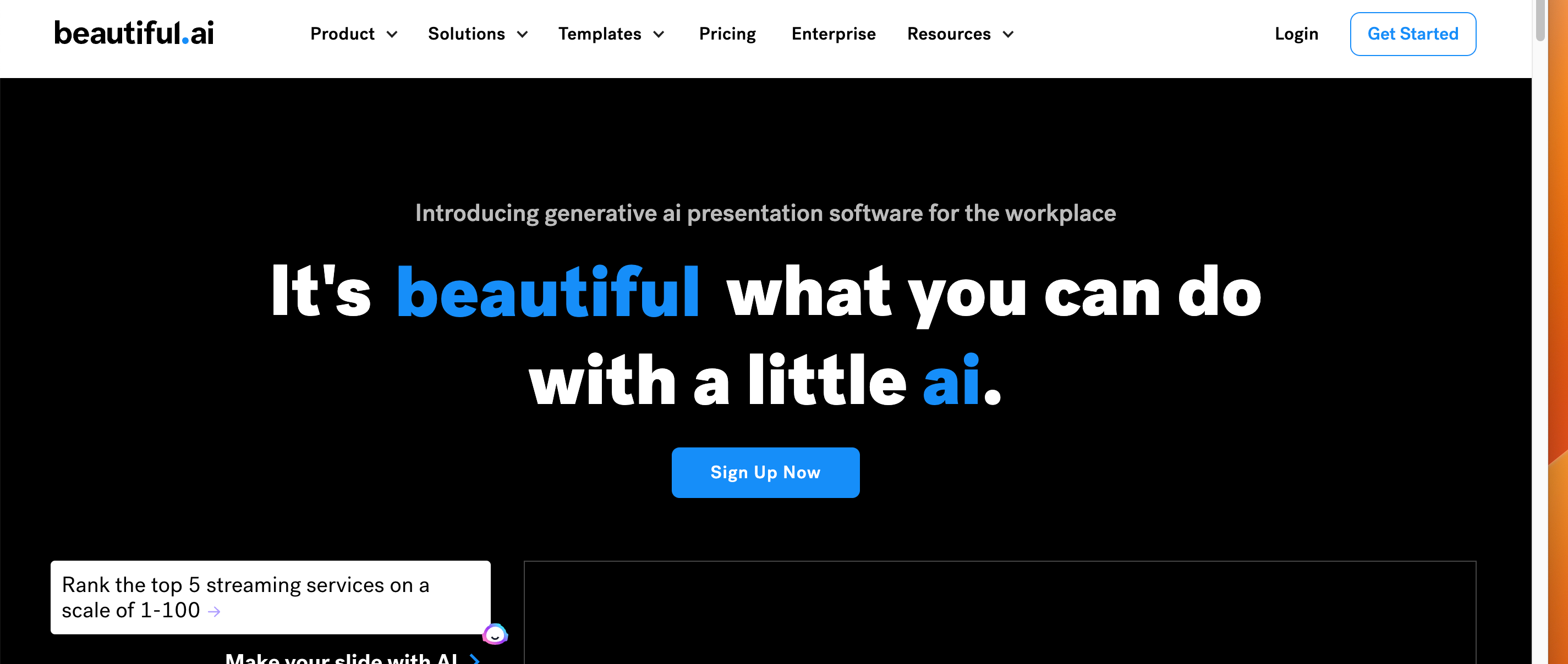 Beautiful.ai AI presentation makers - new feature