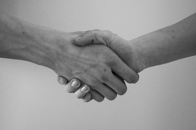 hand, greeting, agreement, a hand shake implied agreement