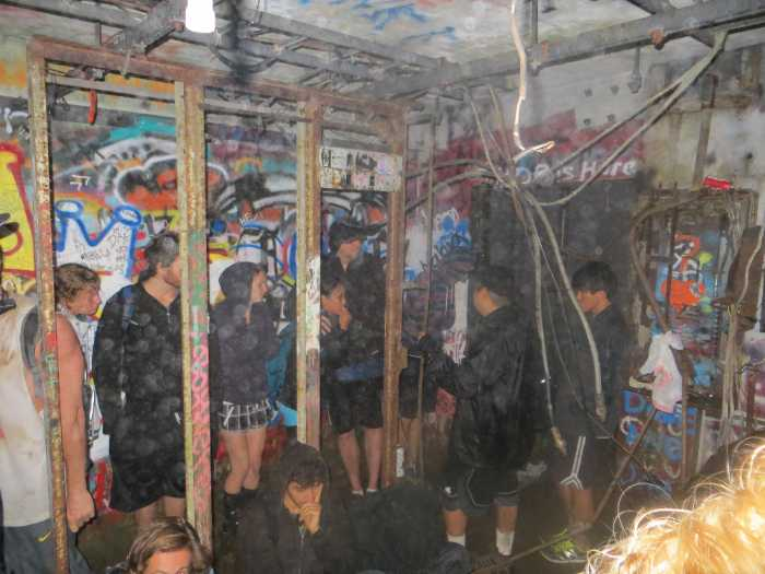 hiding from the rain stairway to heaven oahu