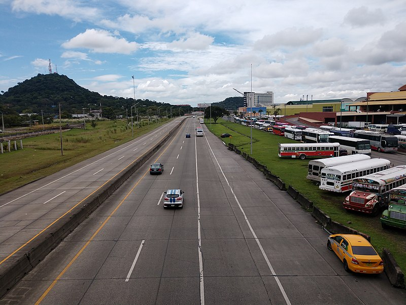 Una autopista de Panamá.