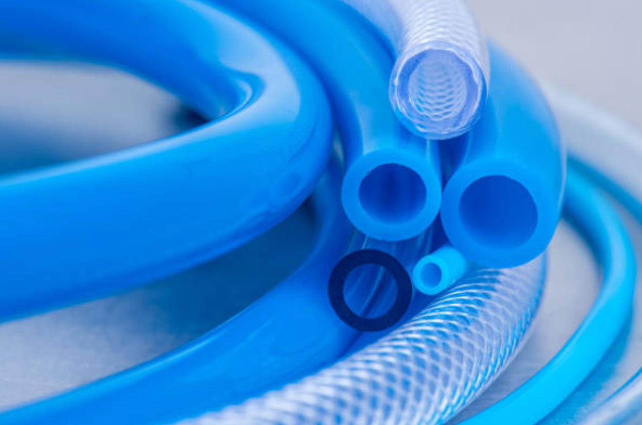 blue silicone tubes