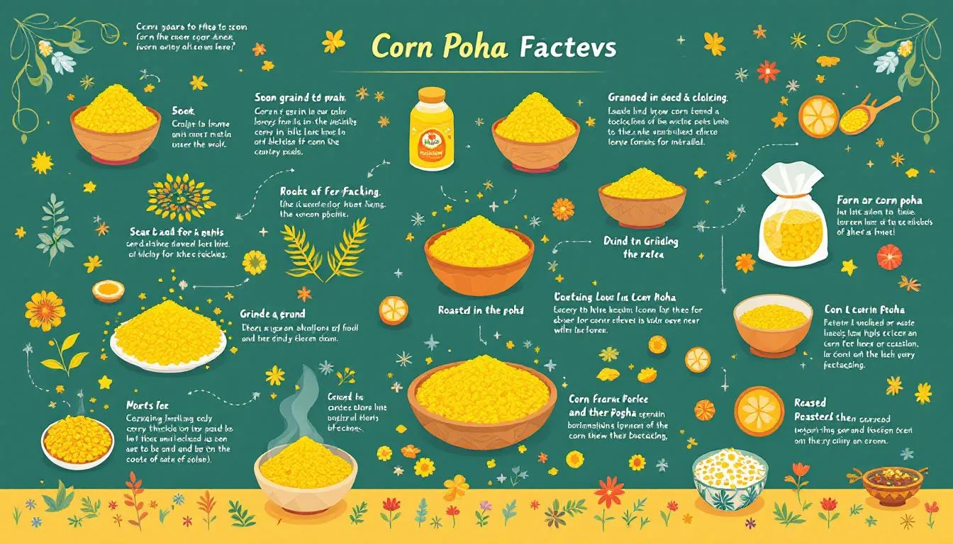 Corn poha market potential in India.
