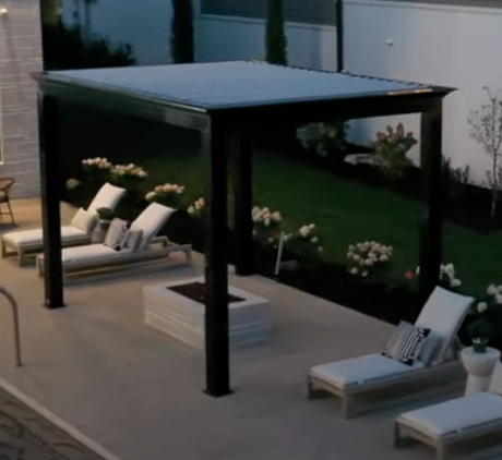 Pool side pergola - A nice touch to your patio!