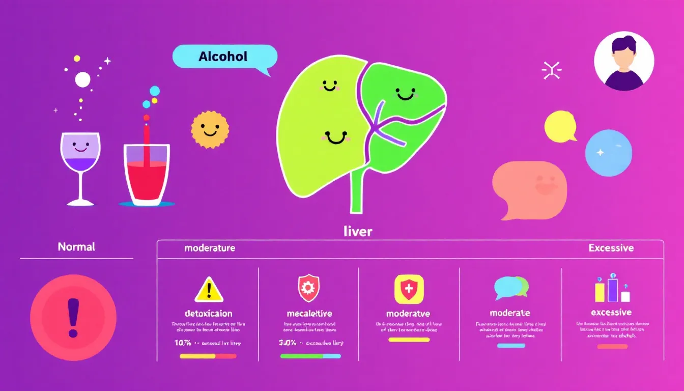 Alcohol consumption and its impact on liver function.